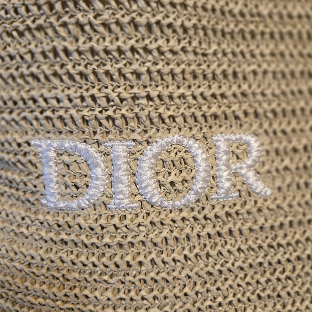 Natural Woven Raffia Beach Tote Promo Item - Picture 6 of 8